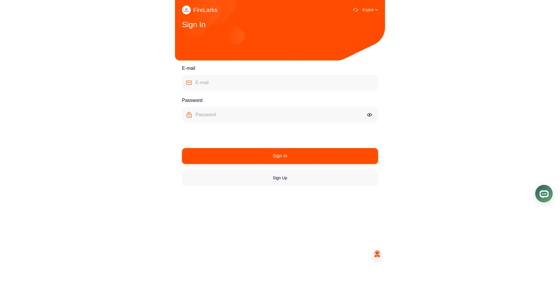 Website screenshot of Firelarks.vip