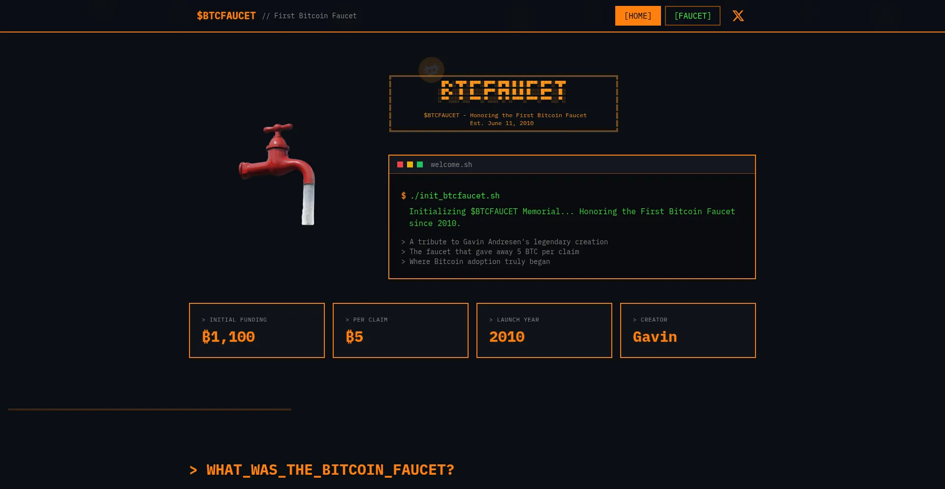 Firstbitcoinfaucet.fun