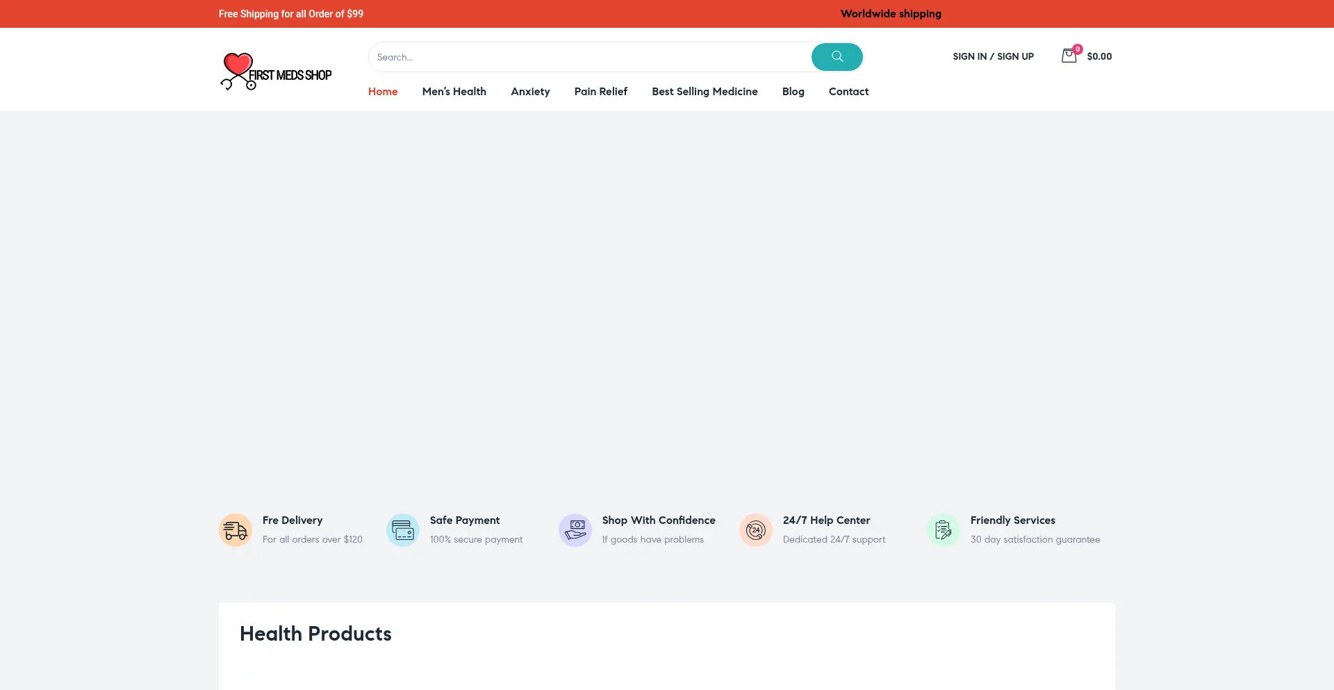 Firstmedsshop.com Screenshot