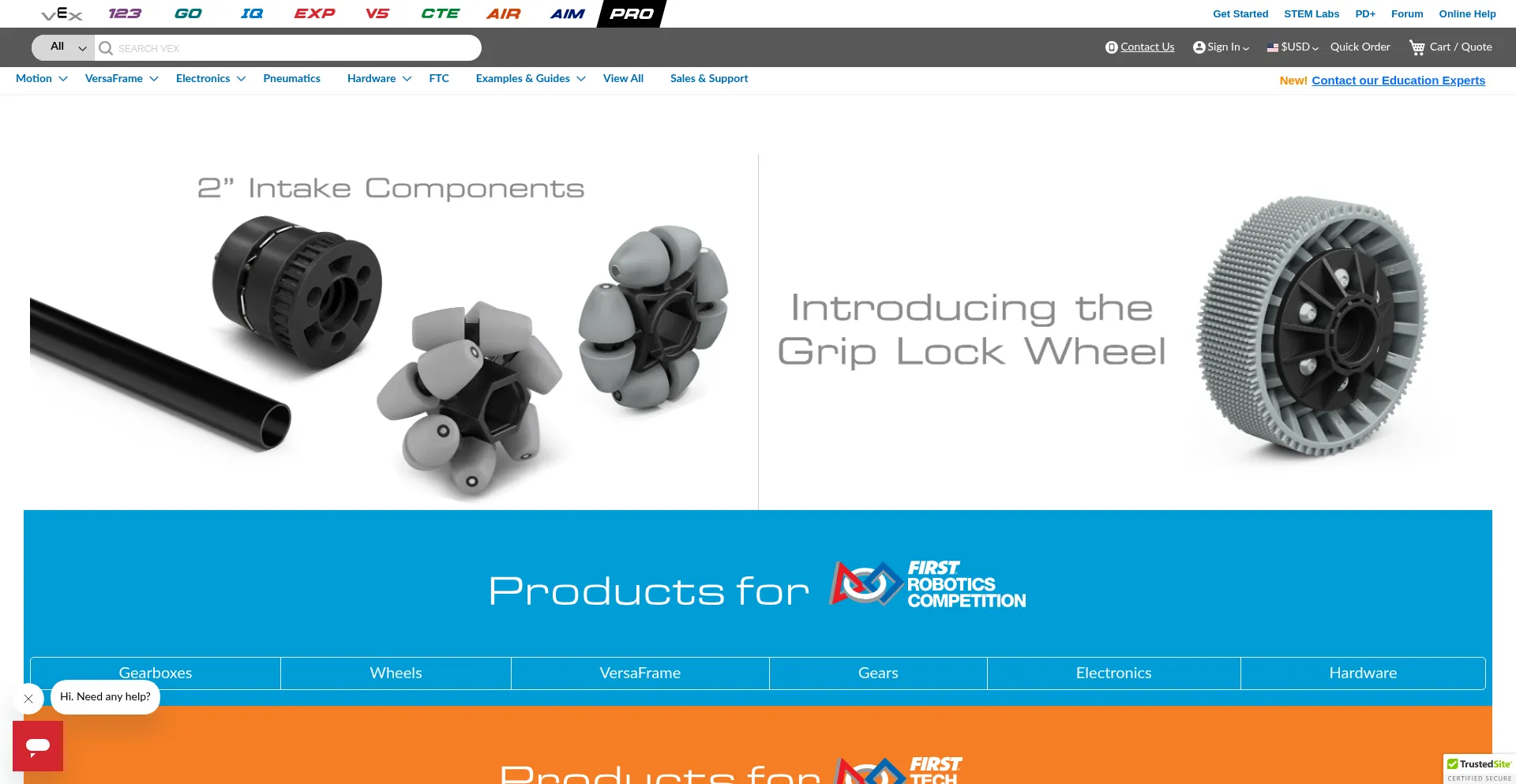 Firstrobotics.com Screenshot