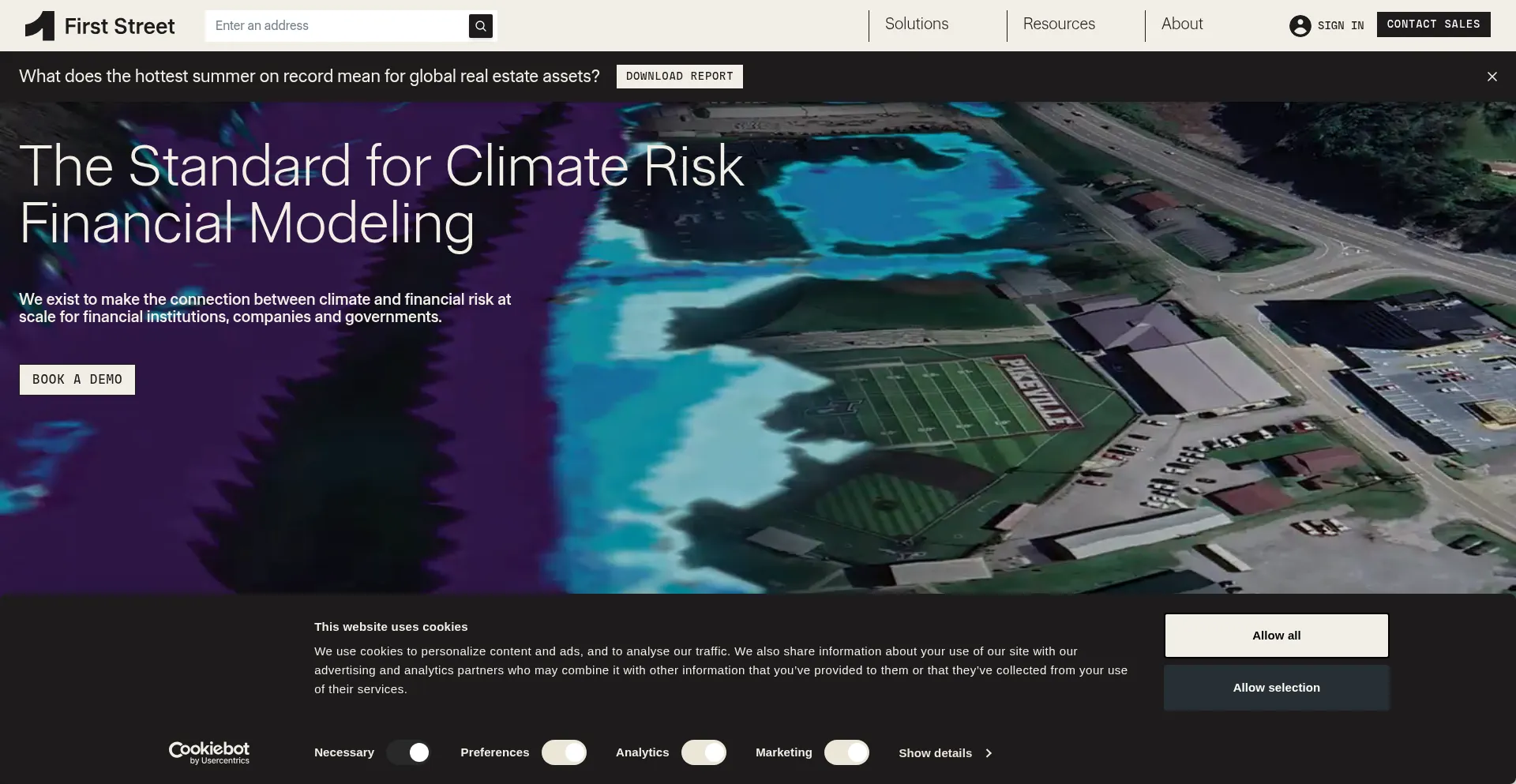 Firststreet.org Screenshot