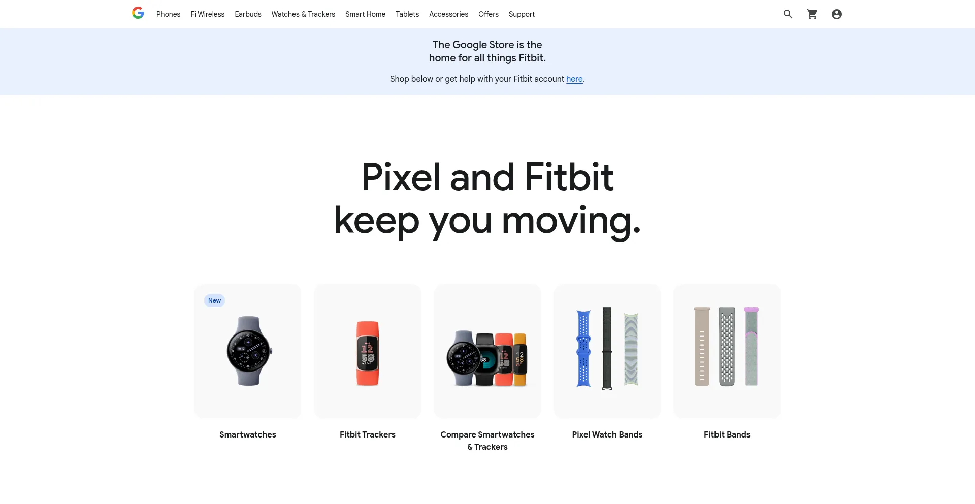Fitbit.com Screenshot