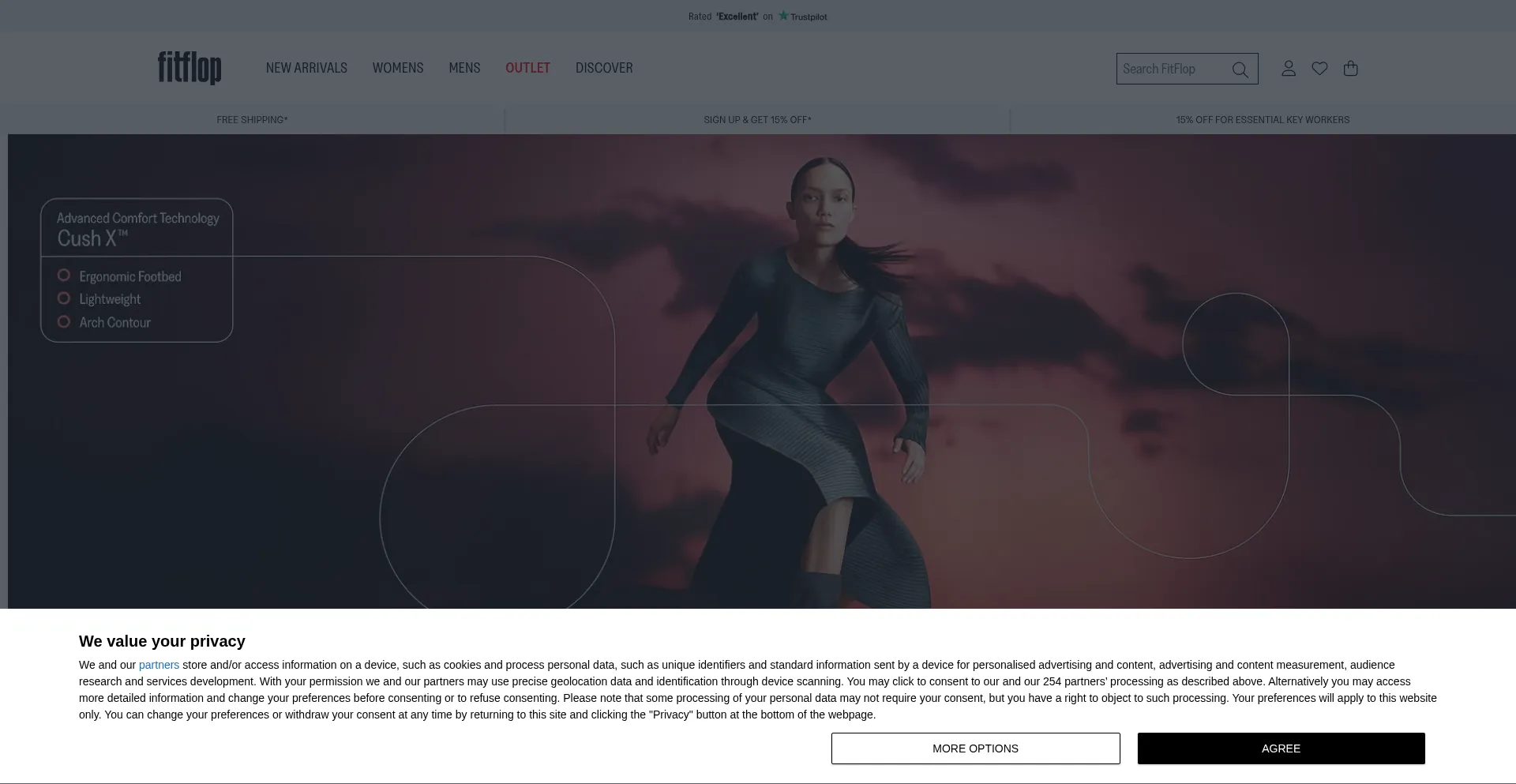 Fitflop.com Screenshot