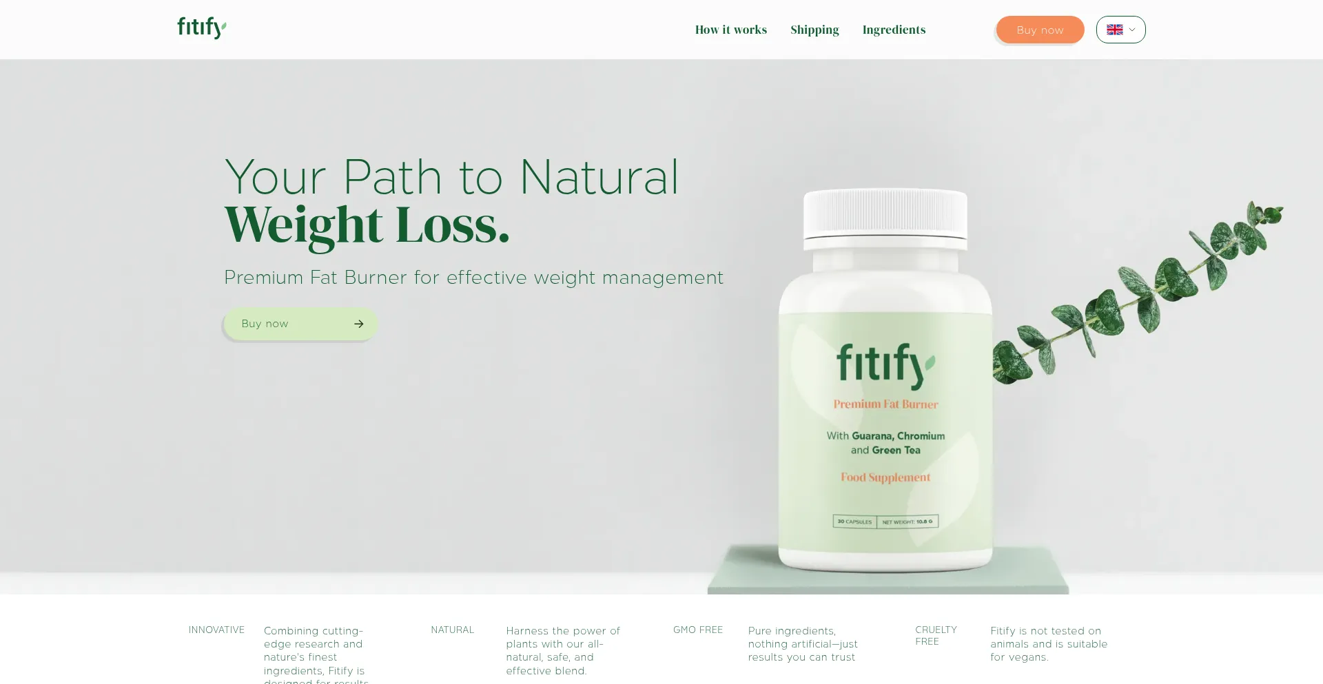 Fitify.io Screenshot