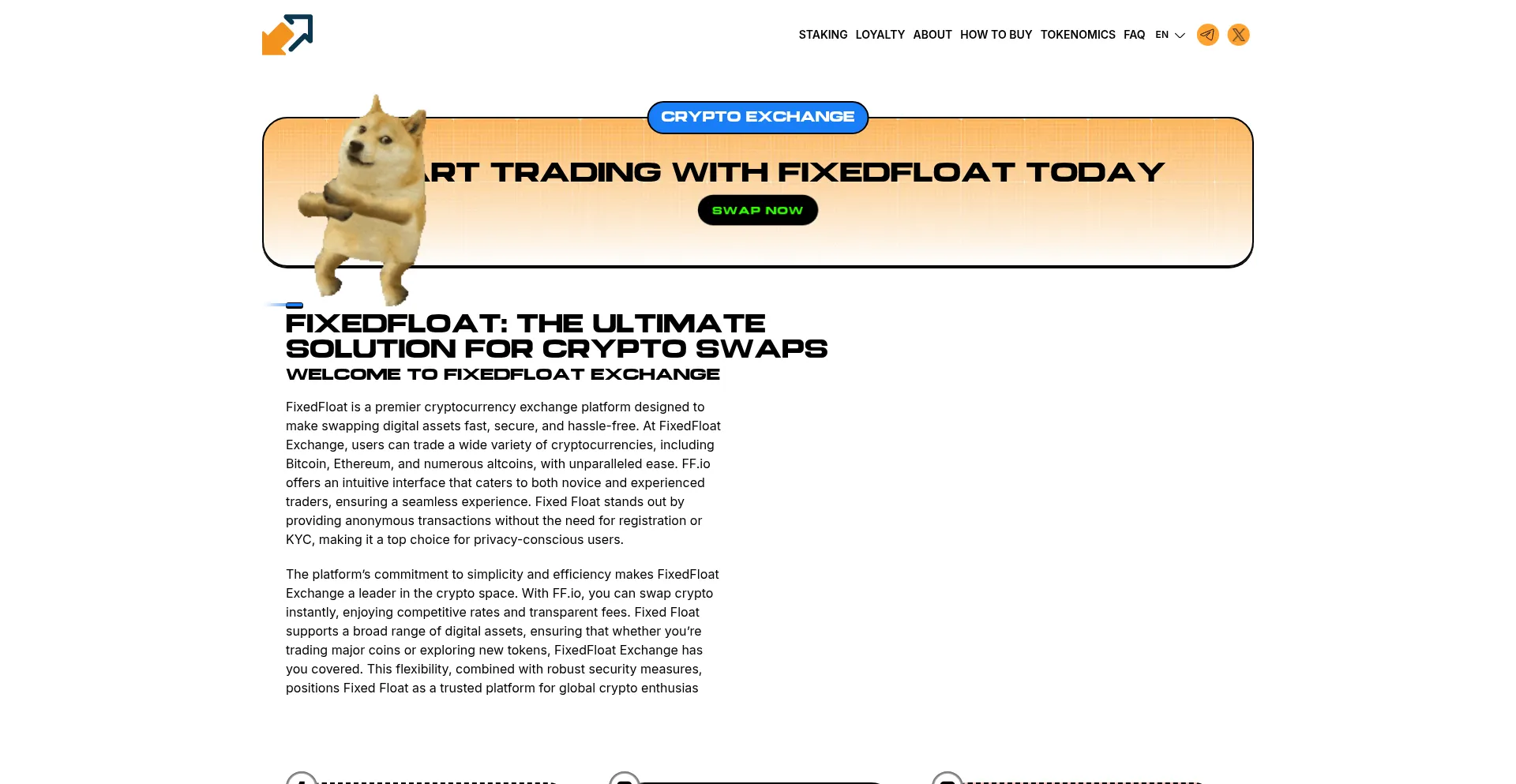 Fixedfloat.ac Screenshot