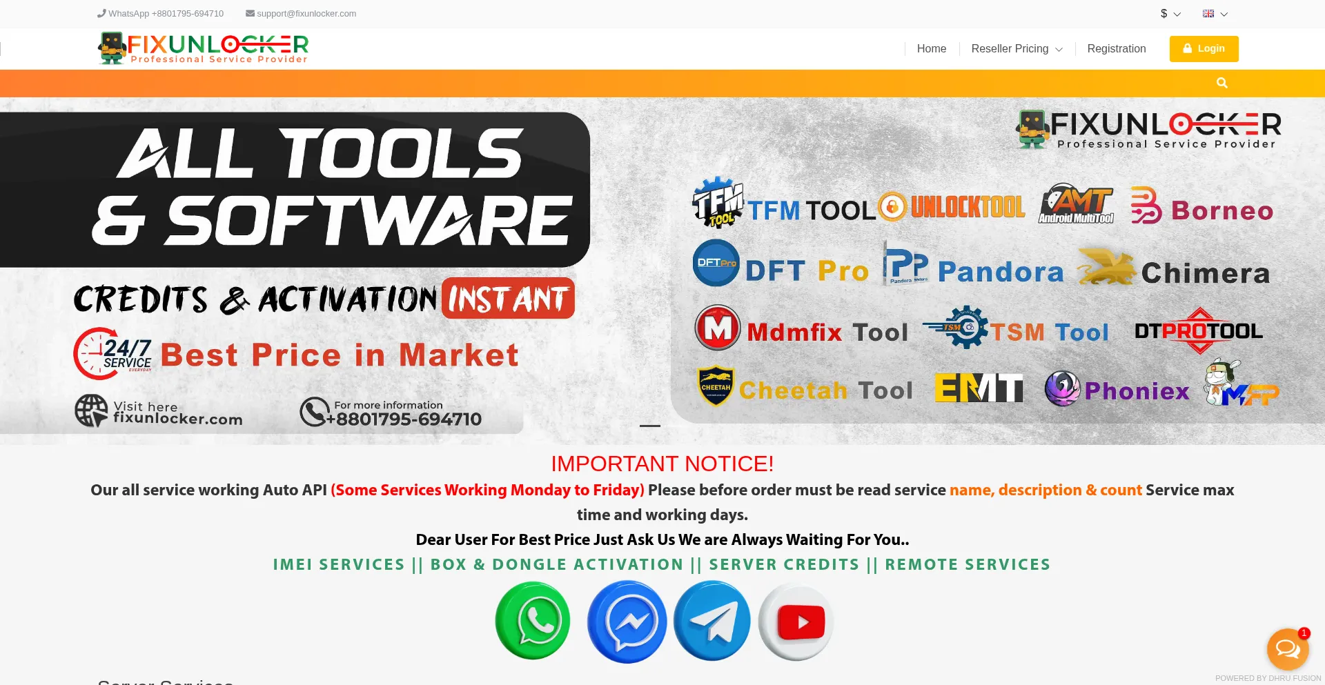 Fixunlocker.com Screenshot