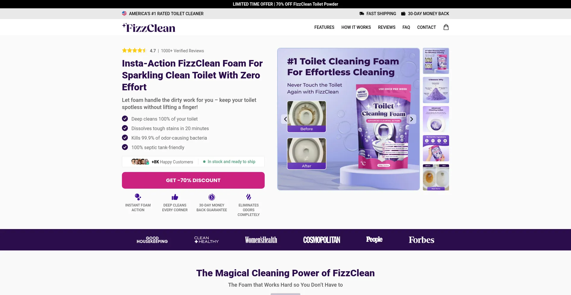 Is Fizzclean.offeroshop.com Safe?