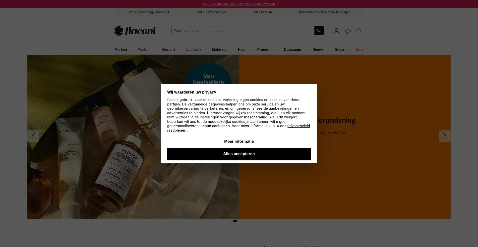 Flaconi.nl Screenshot