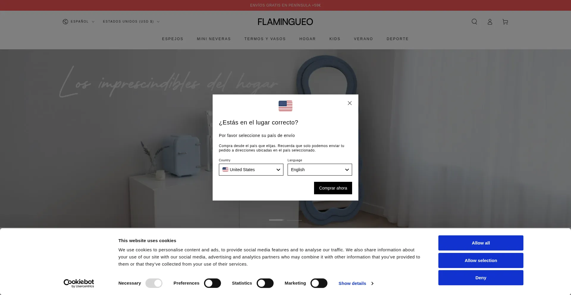 Flamingueo.com Screenshot