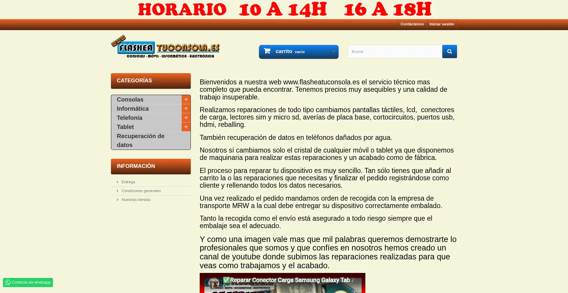 Flasheatuconsola.es