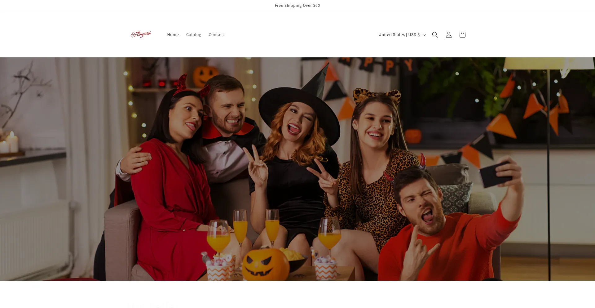 Website screenshot of Flaynex.com
