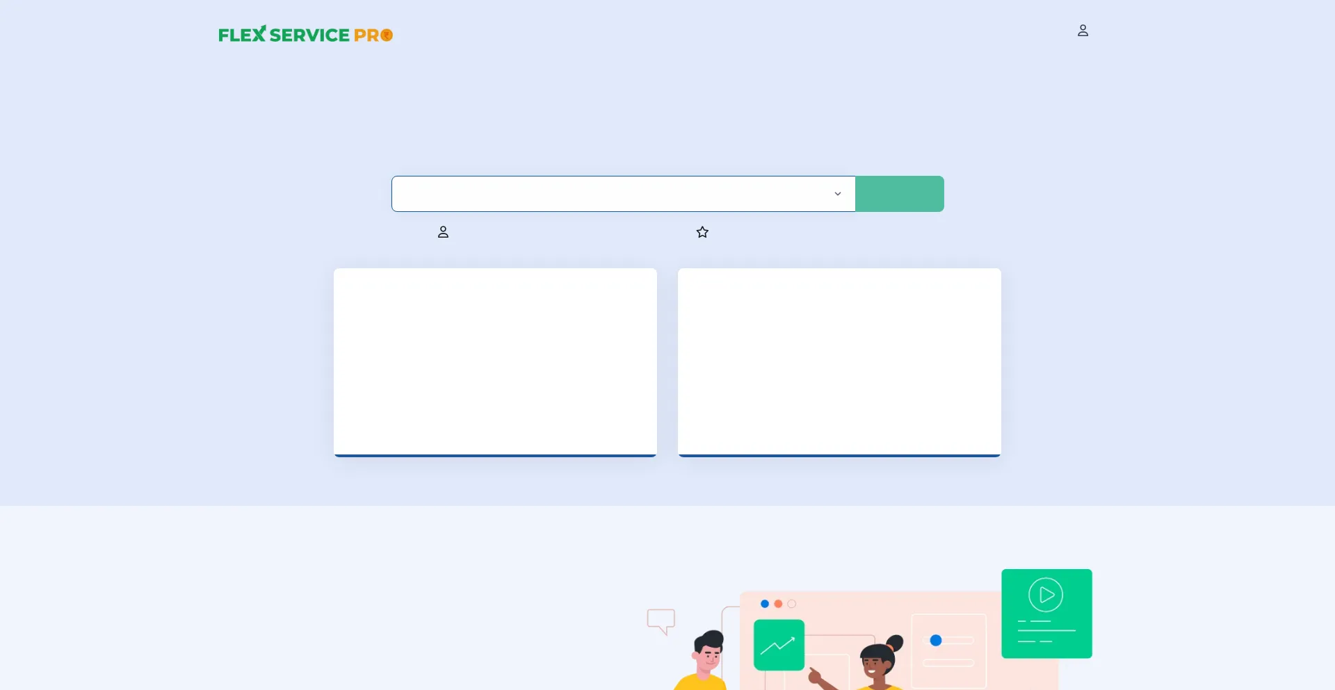 Website screenshot of Flexservicepro.com