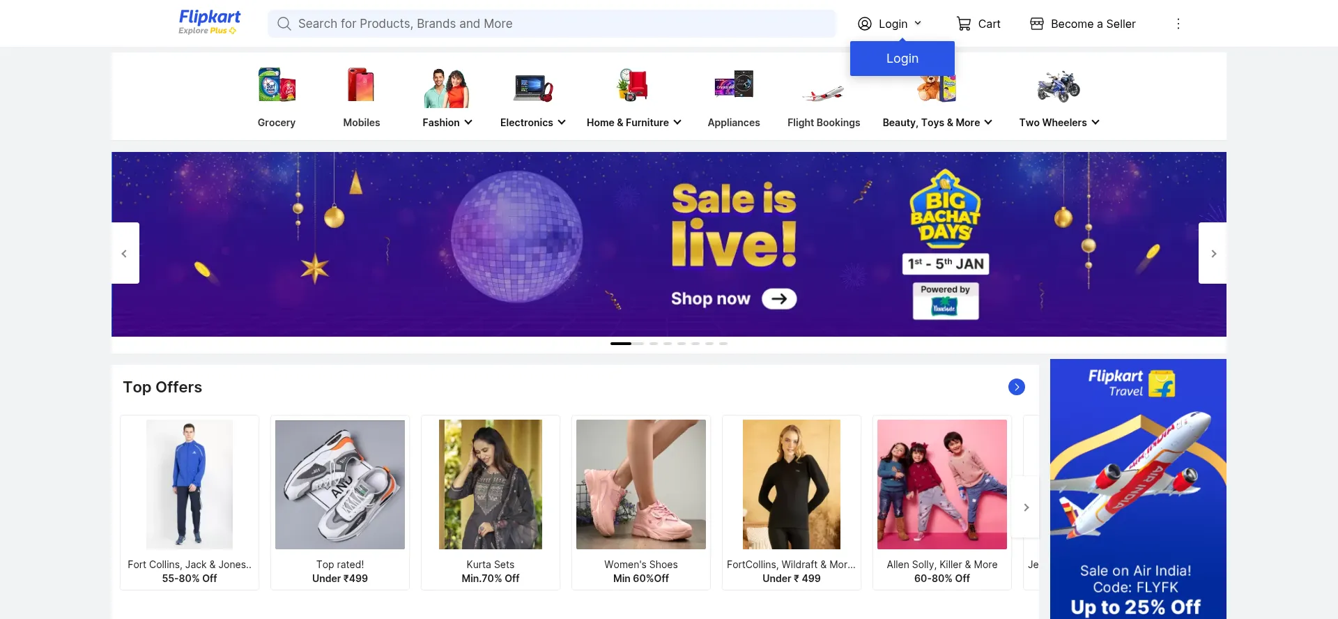 Website screenshot of Flipbigbillionsale.xyz