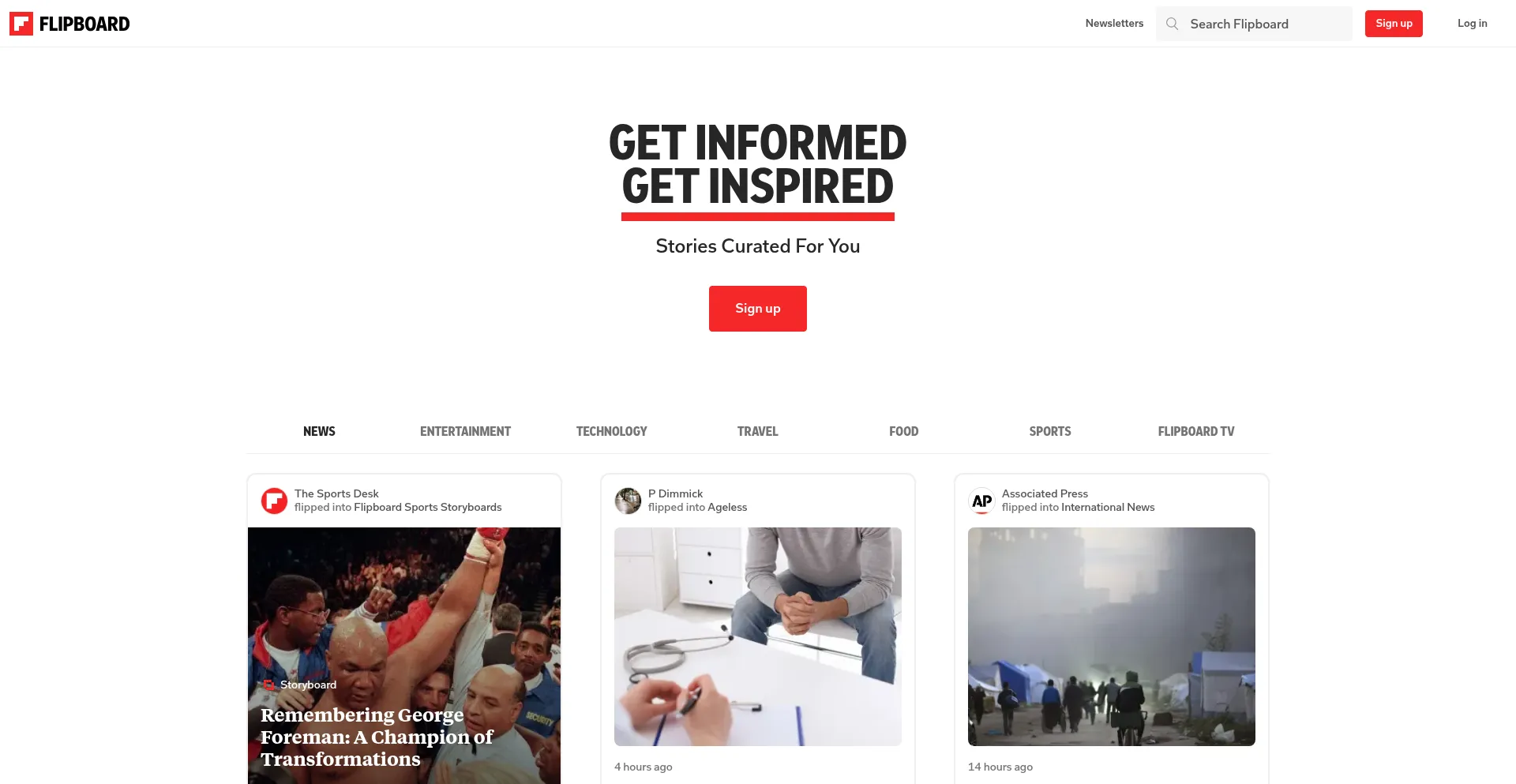 Flipboard.com Screenshot