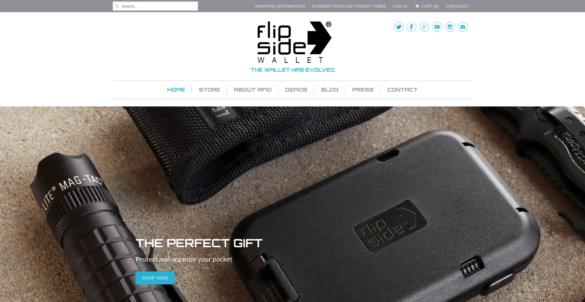 Flipsidewallets.com Screenshot