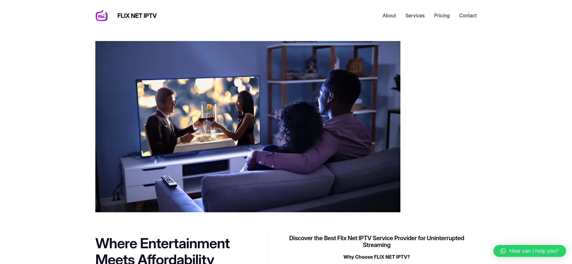 Website screenshot of Flixnet.website