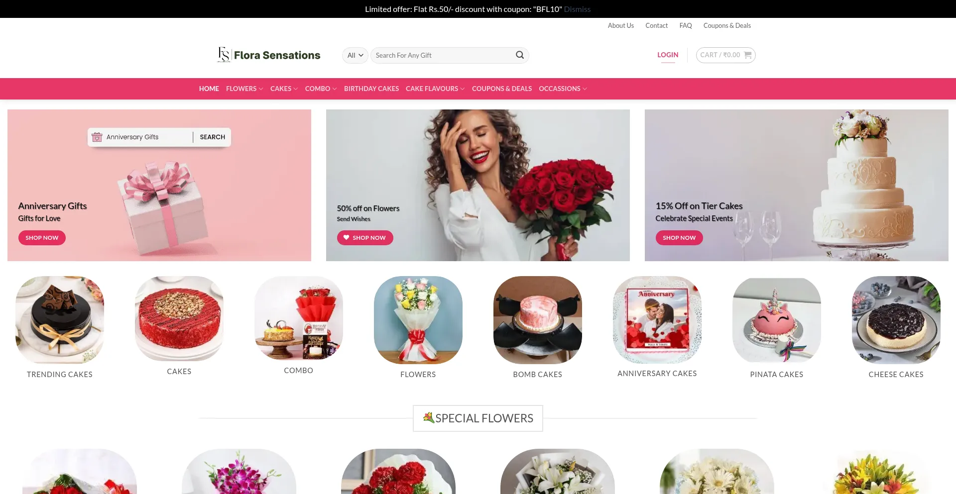 Florasensations.com Screenshot