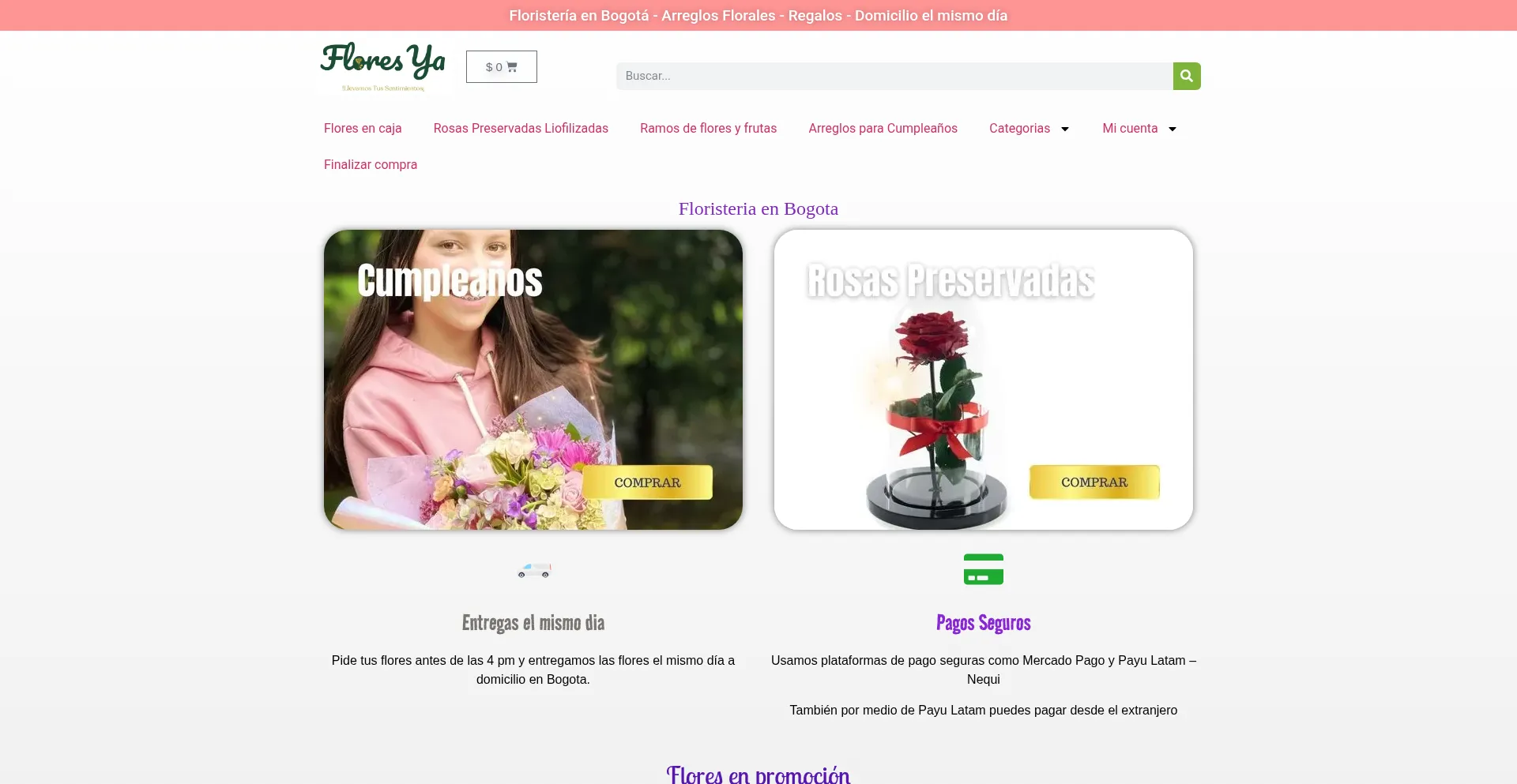 Floresya.co Screenshot