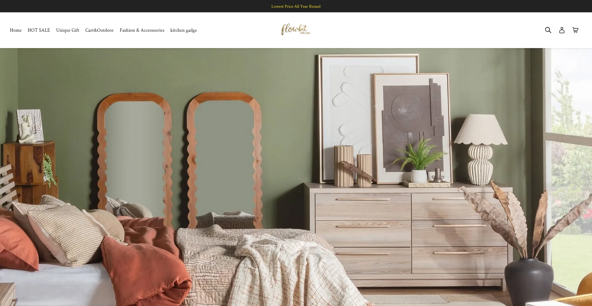 Website screenshot of Flowbitonline.com