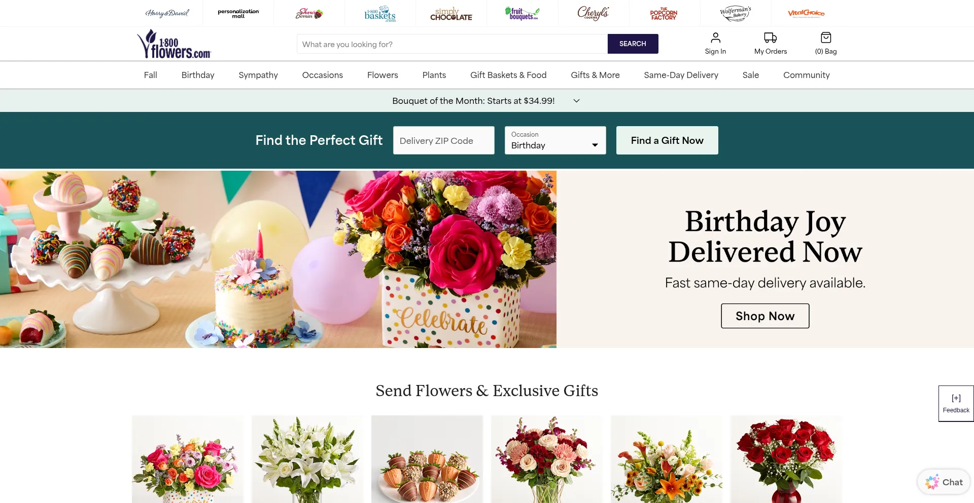 Flowers.fr Screenshot