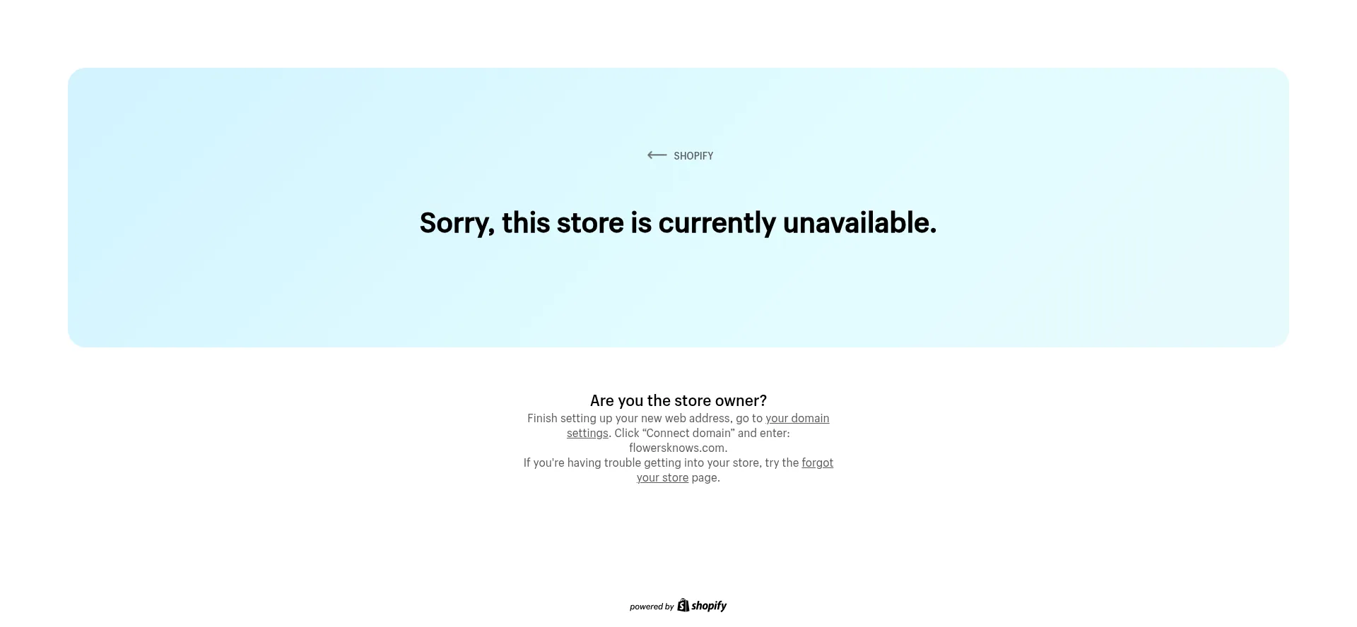 Website screenshot of Flowersknows.com