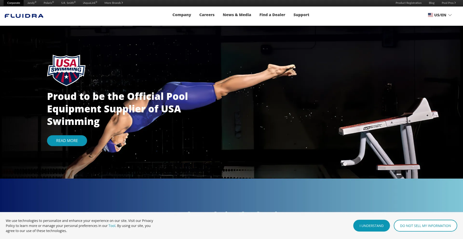 Website screenshot of Fluidrausa.com