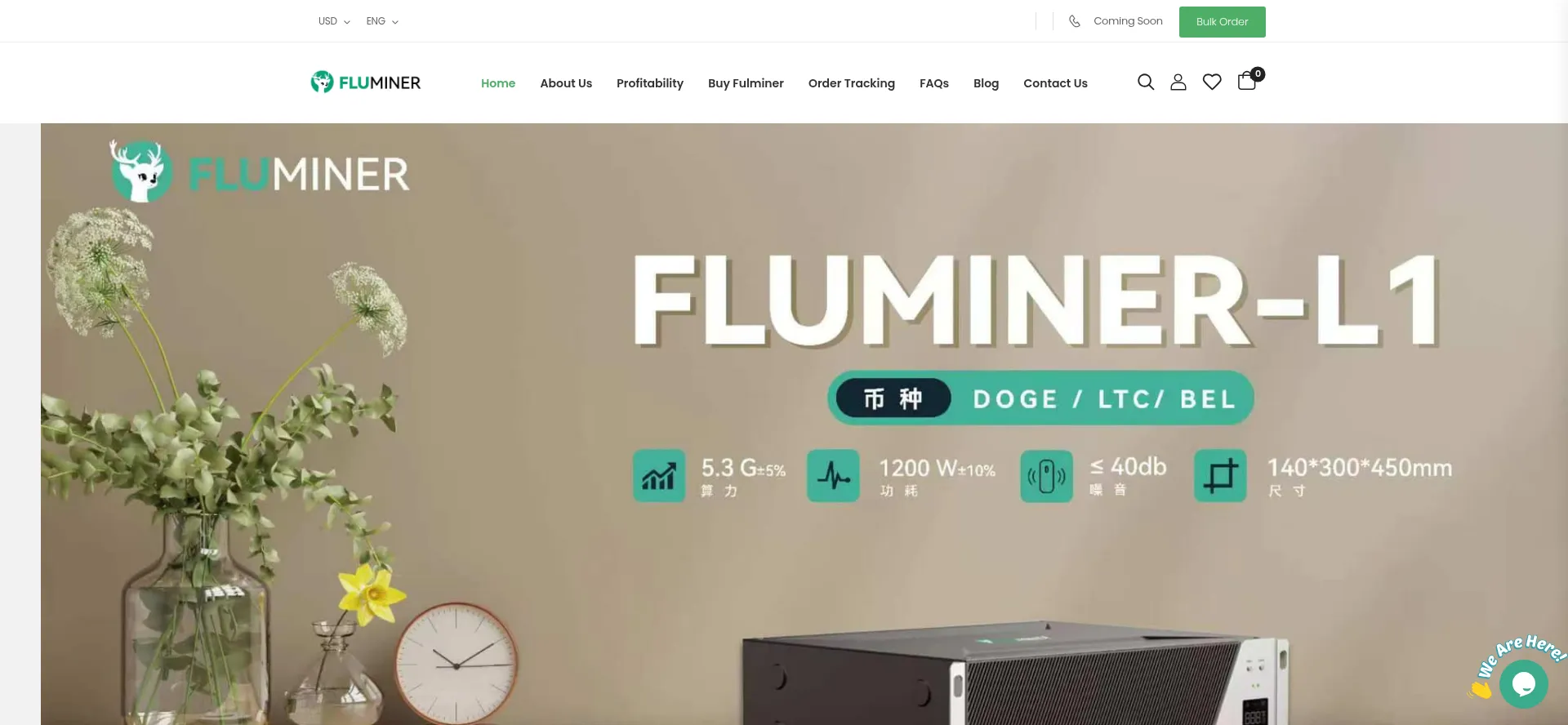 Website screenshot of Fluminer.org