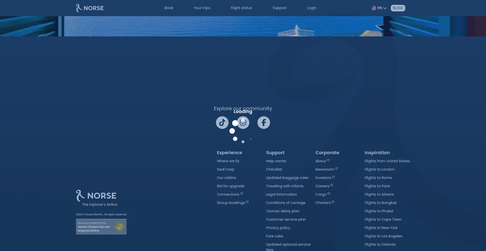 Flynorse.com Screenshot