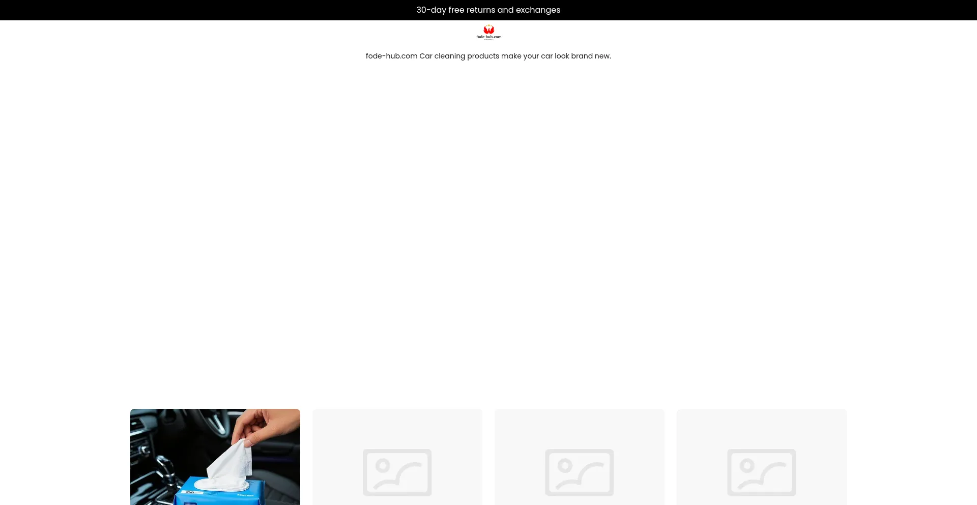 Website screenshot of Fode-hub.com