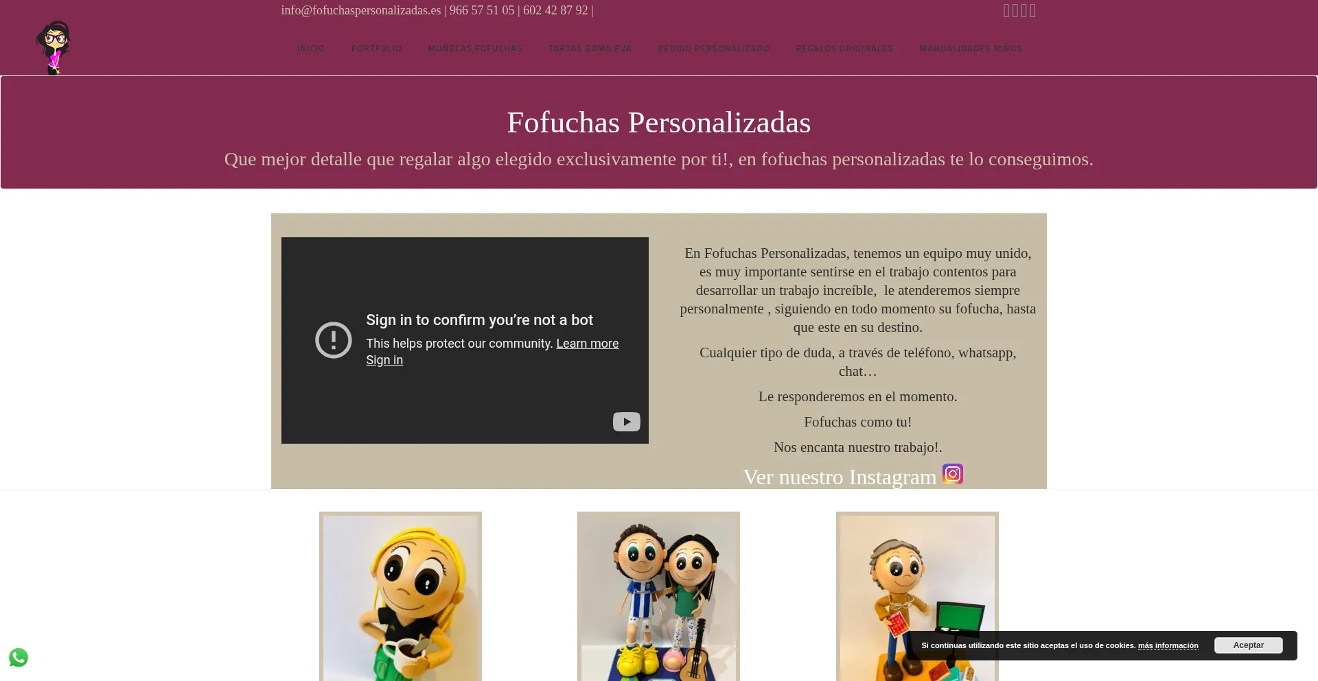 Fofuchaspersonalizadas.es