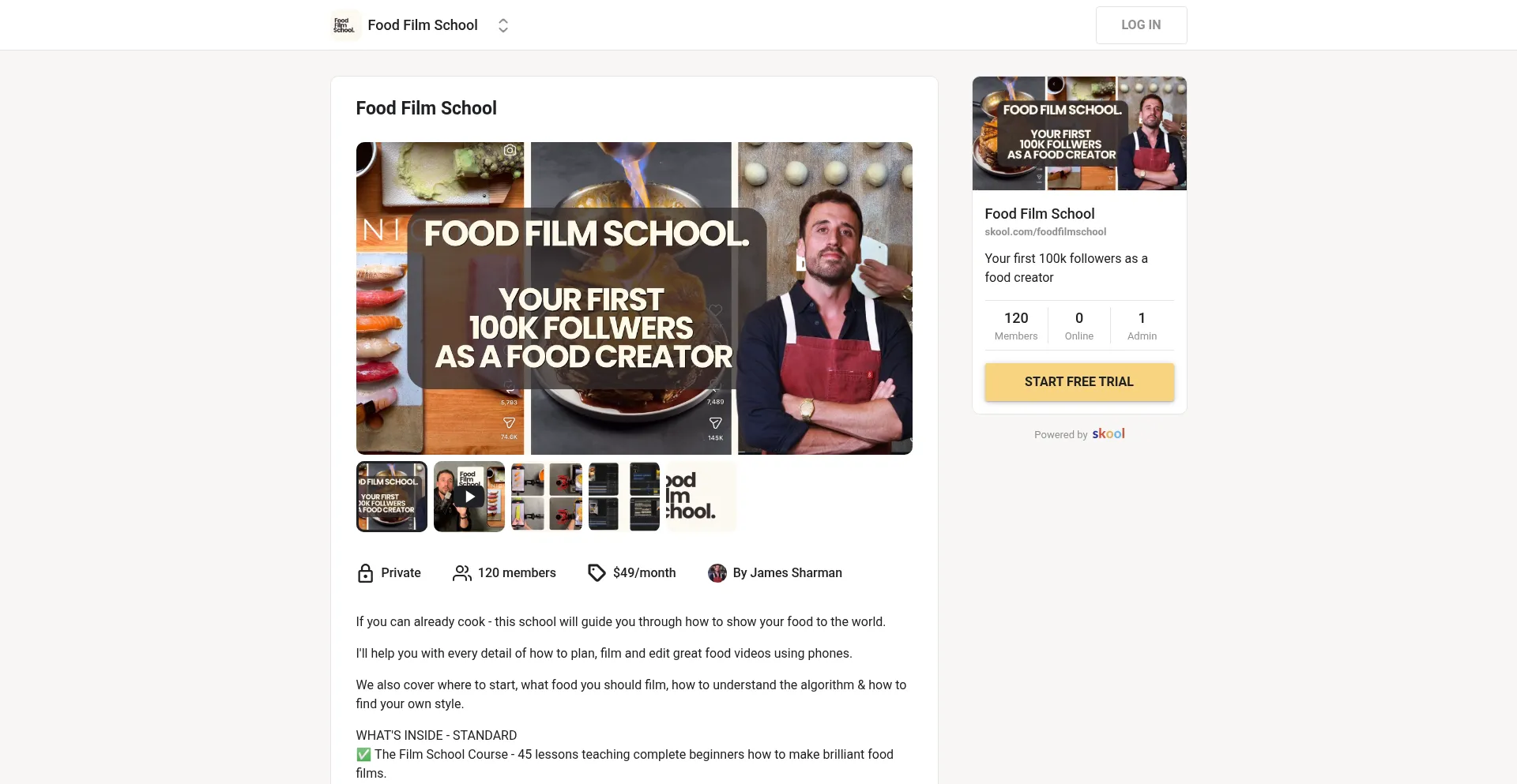 Foodfilmschool.com