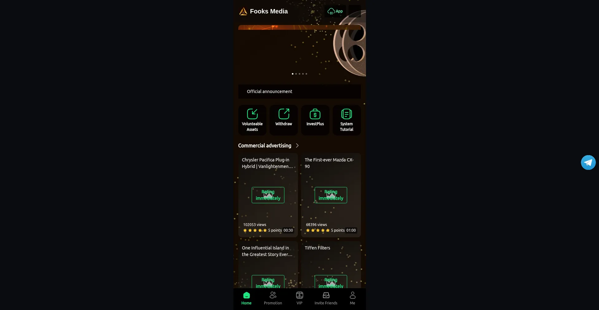 Website screenshot of Fooks33.com