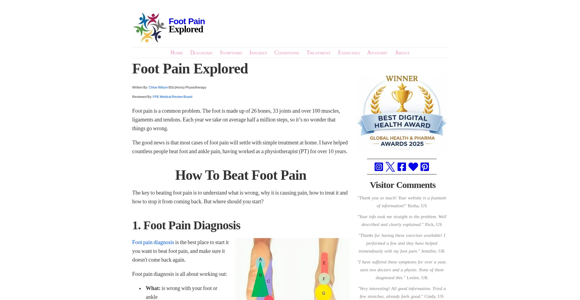 Foot-pain-explored.com