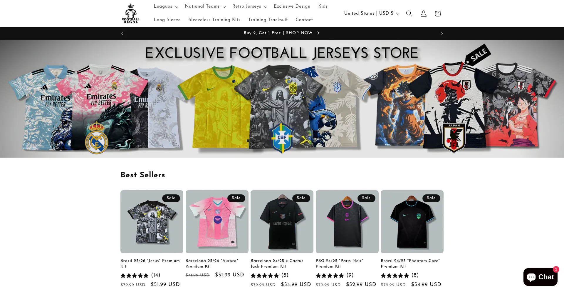 Footballregal.com Screenshot