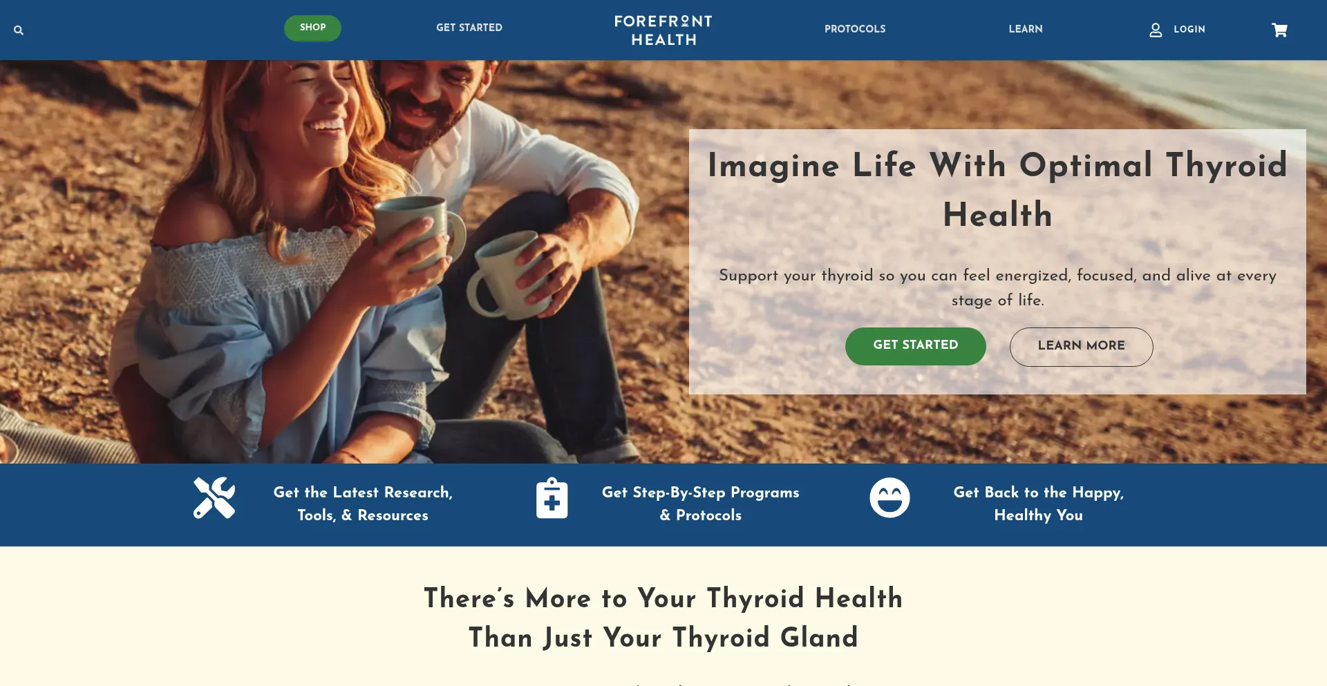 Forefronthealth.com Screenshot