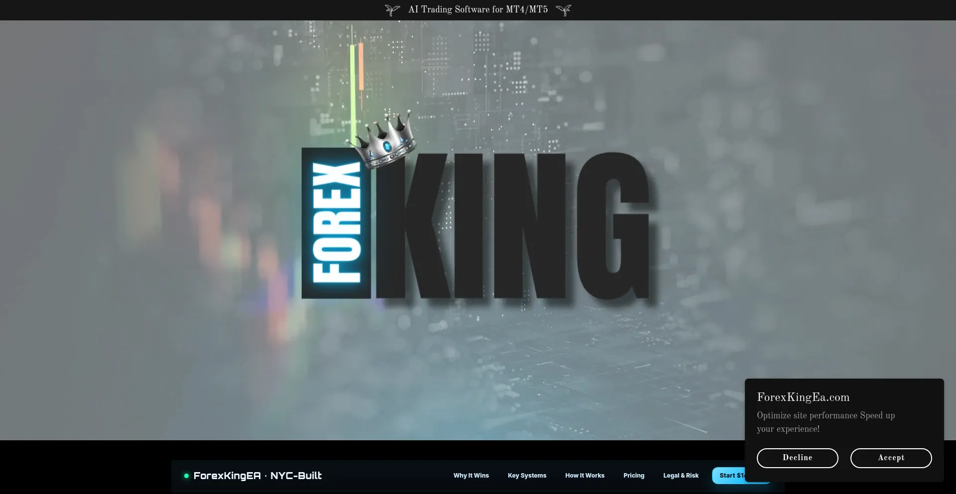 Forexkingea.com Screenshot