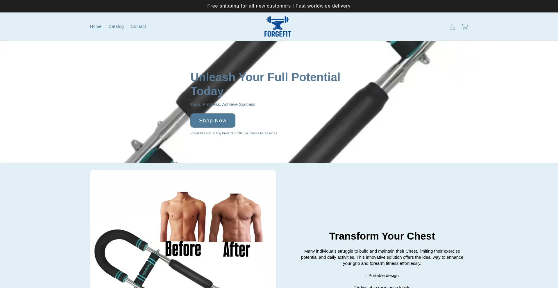 Forgeryourfit.com Screenshot