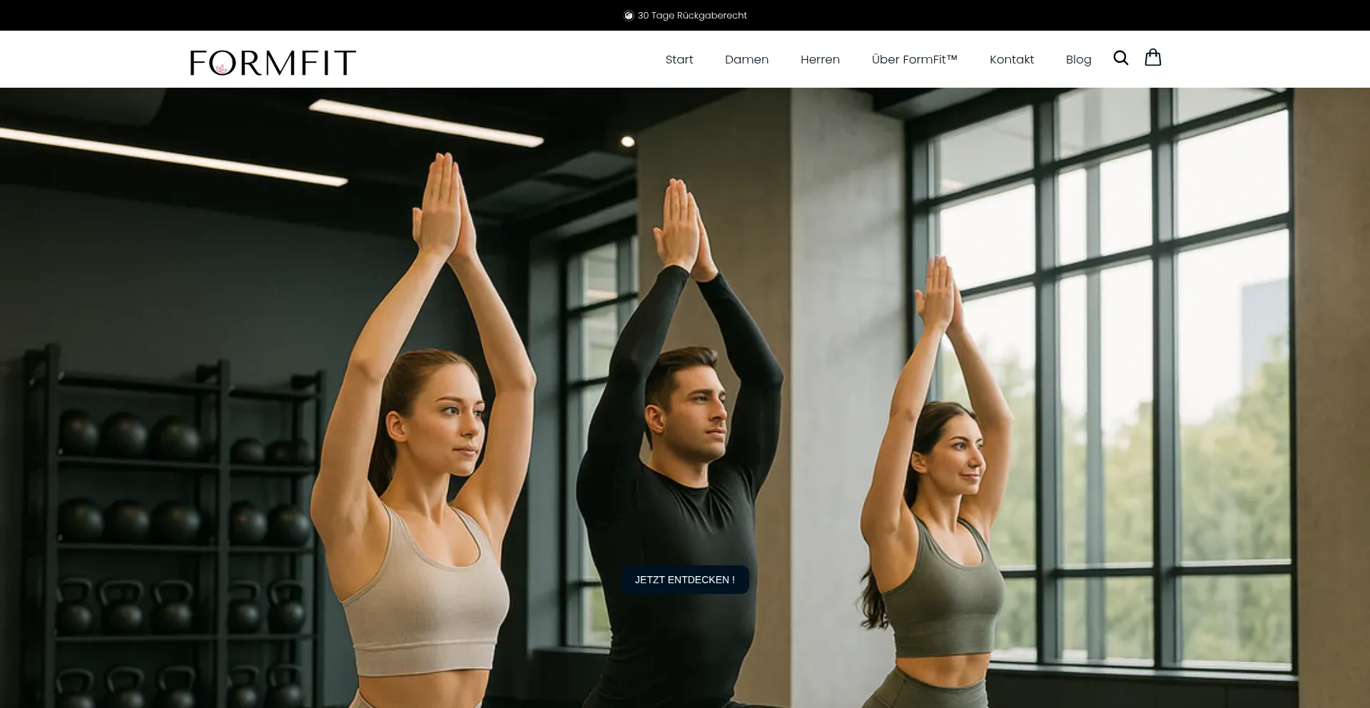 Formfit.store Screenshot