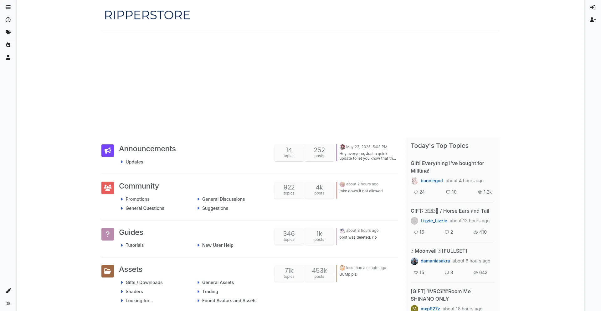 Forum.ripper.store Screenshot