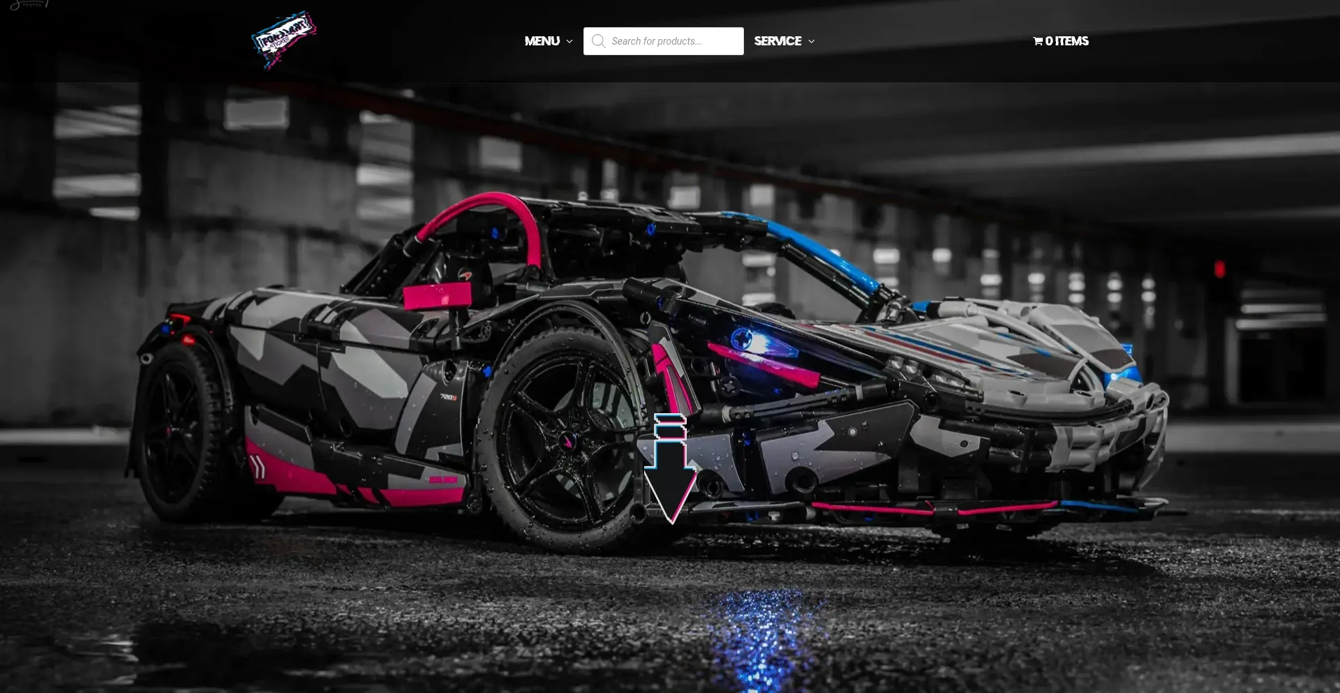 Website screenshot of Forwartsticker.com