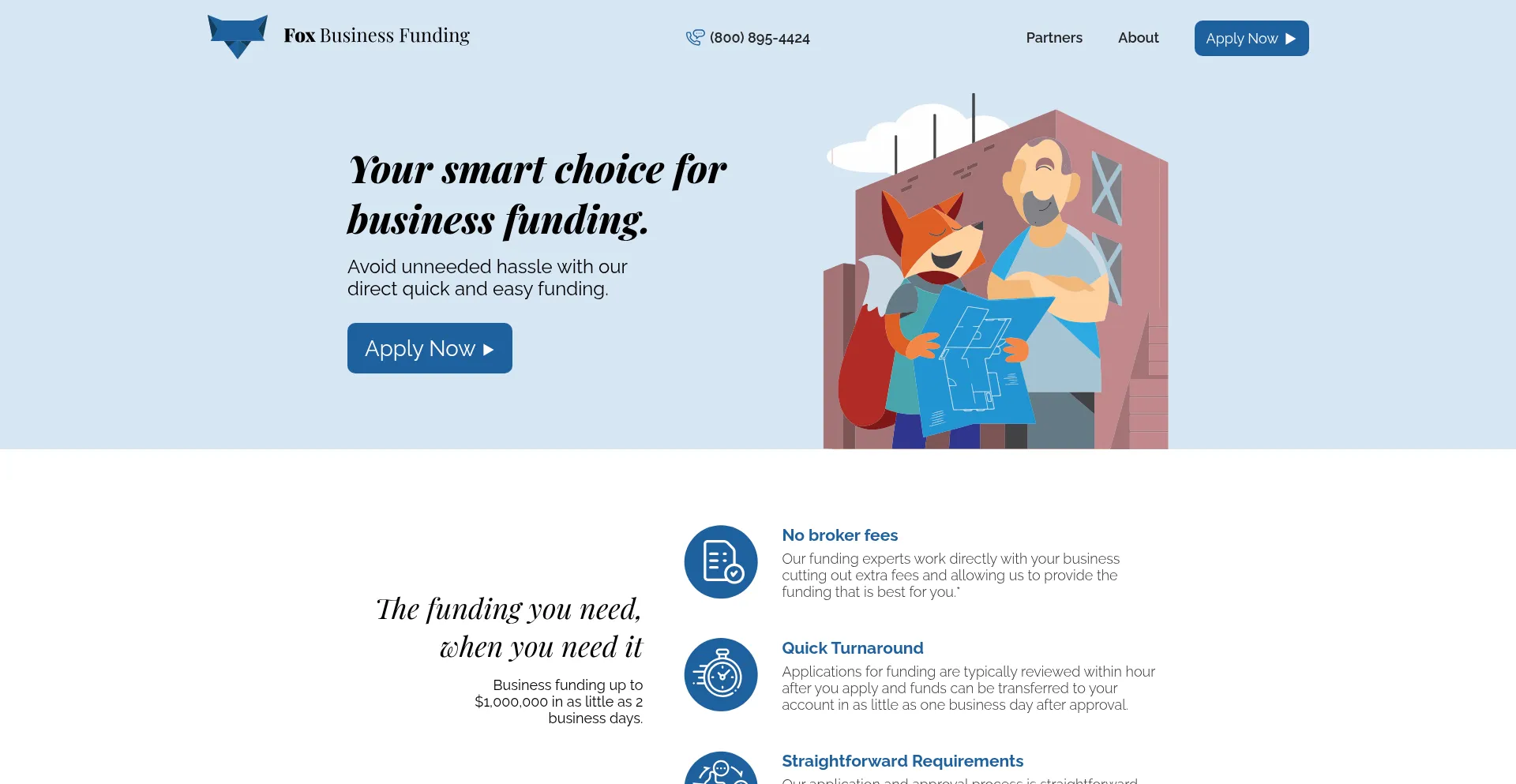 Foxbusinessfunding.com Screenshot