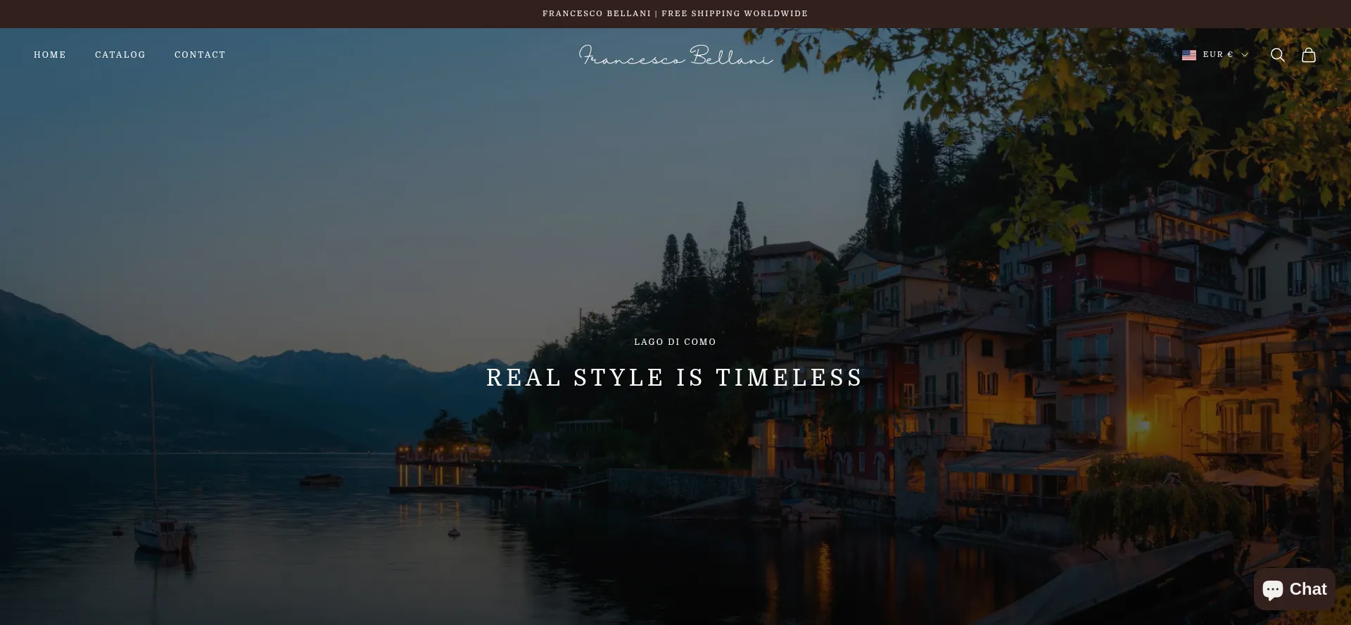 Website screenshot of Francescobellani.com