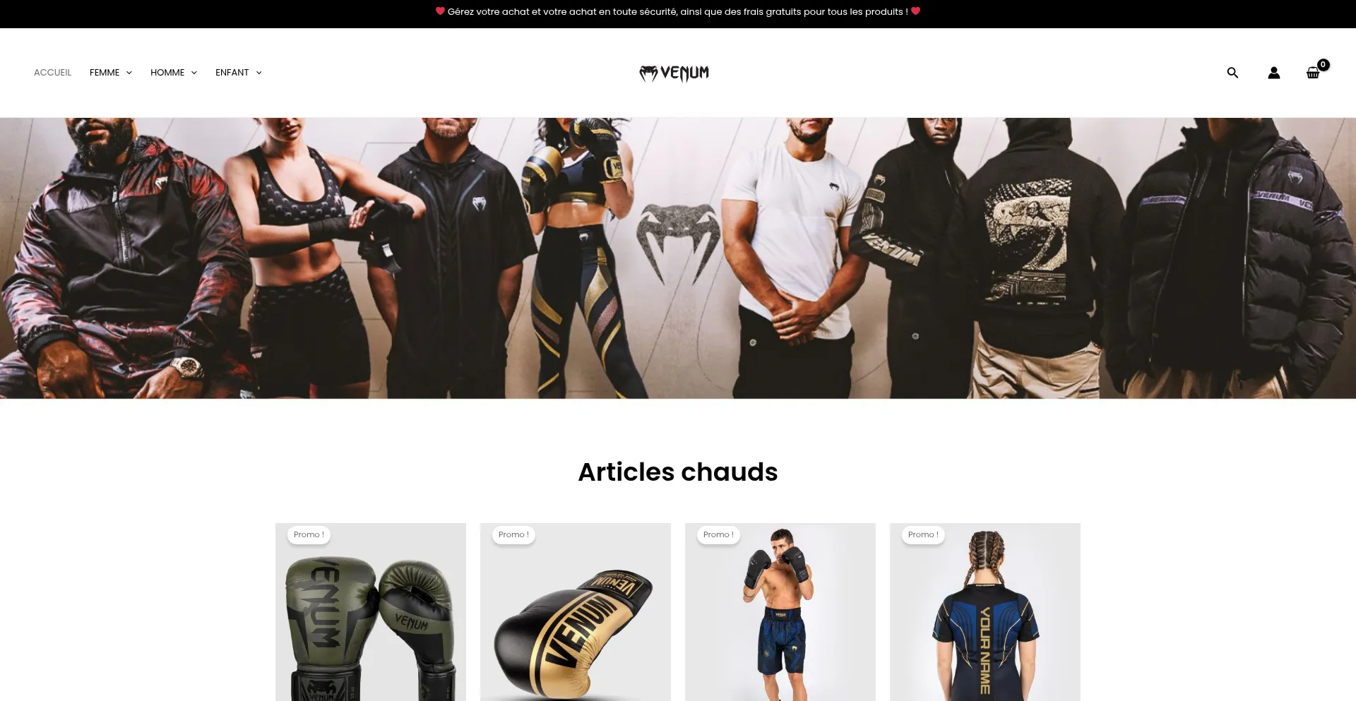 Website screenshot of Francevenum.com