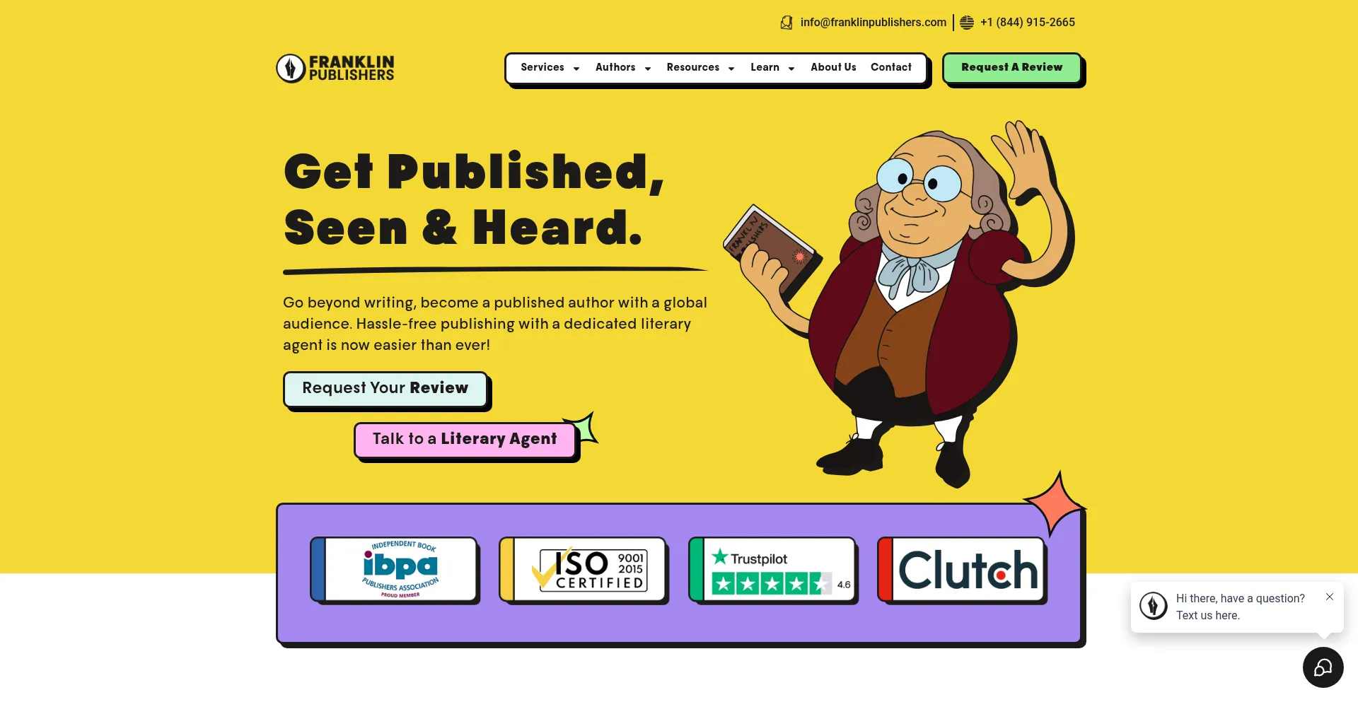 Franklinpublishers.com Screenshot