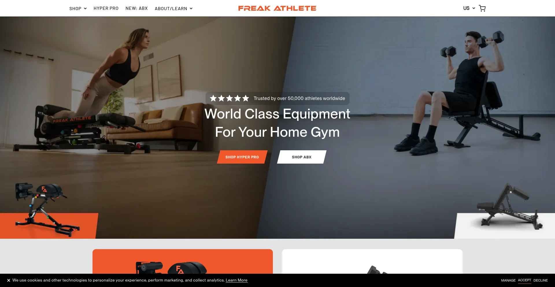 Freakathlete.co Screenshot