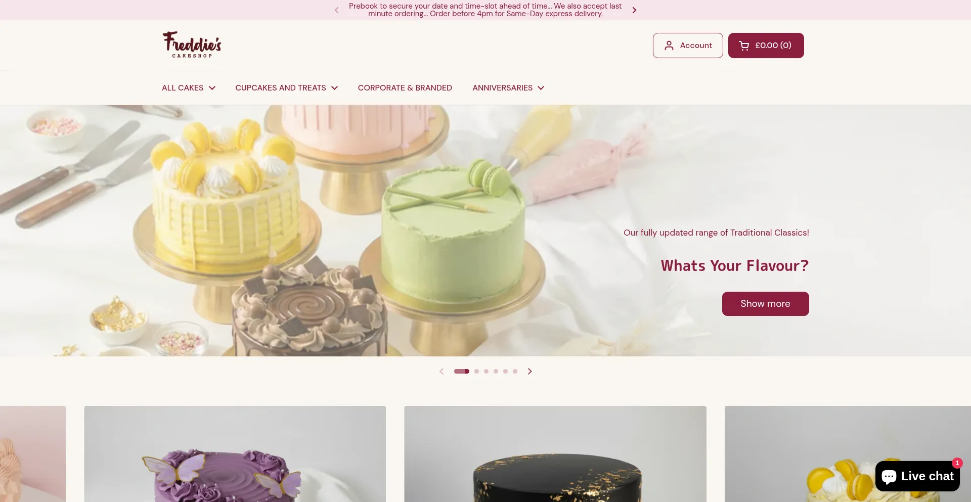 Freddiescakes.co.uk