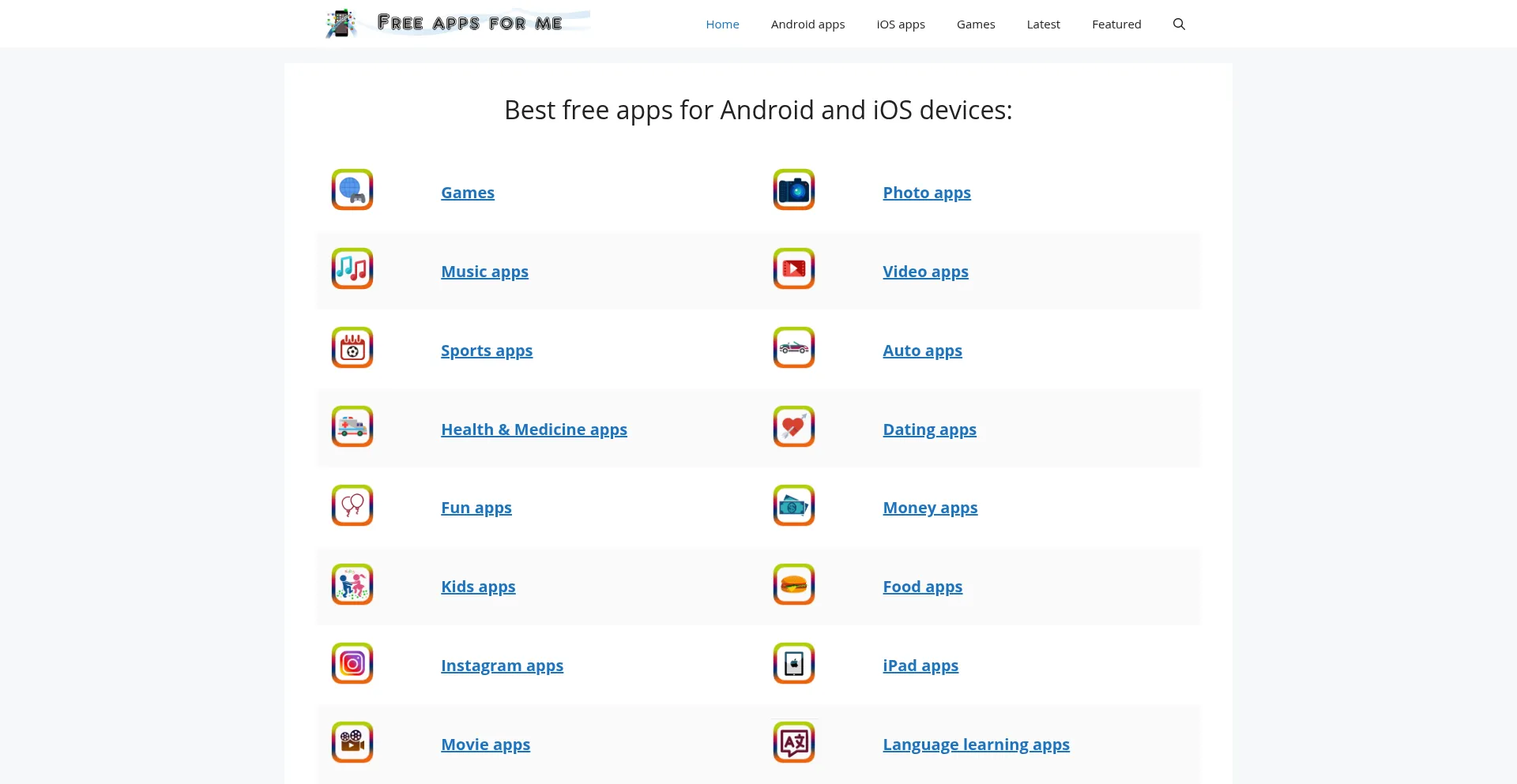 Freeappsforme.com Screenshot