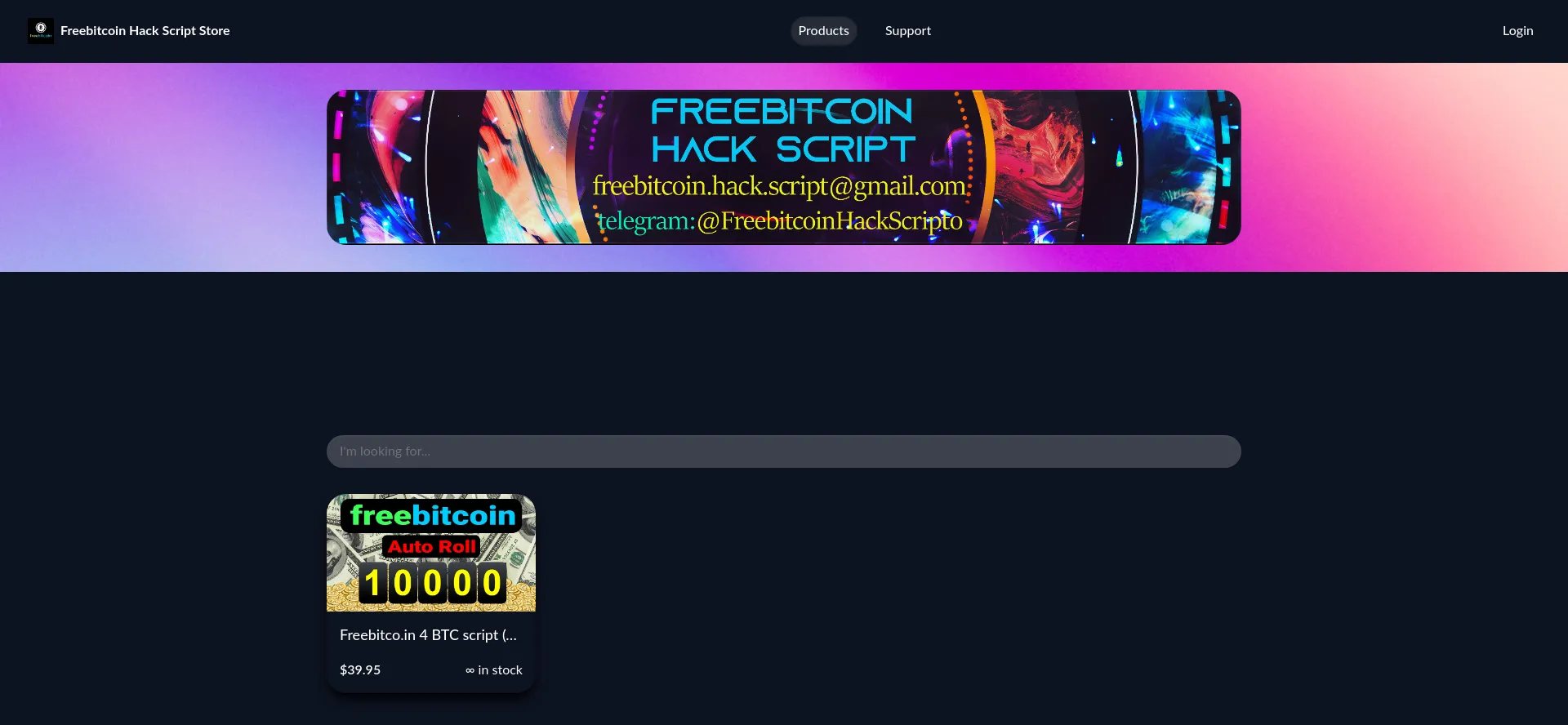 Freebitcoinhackscriptstore.sell.app