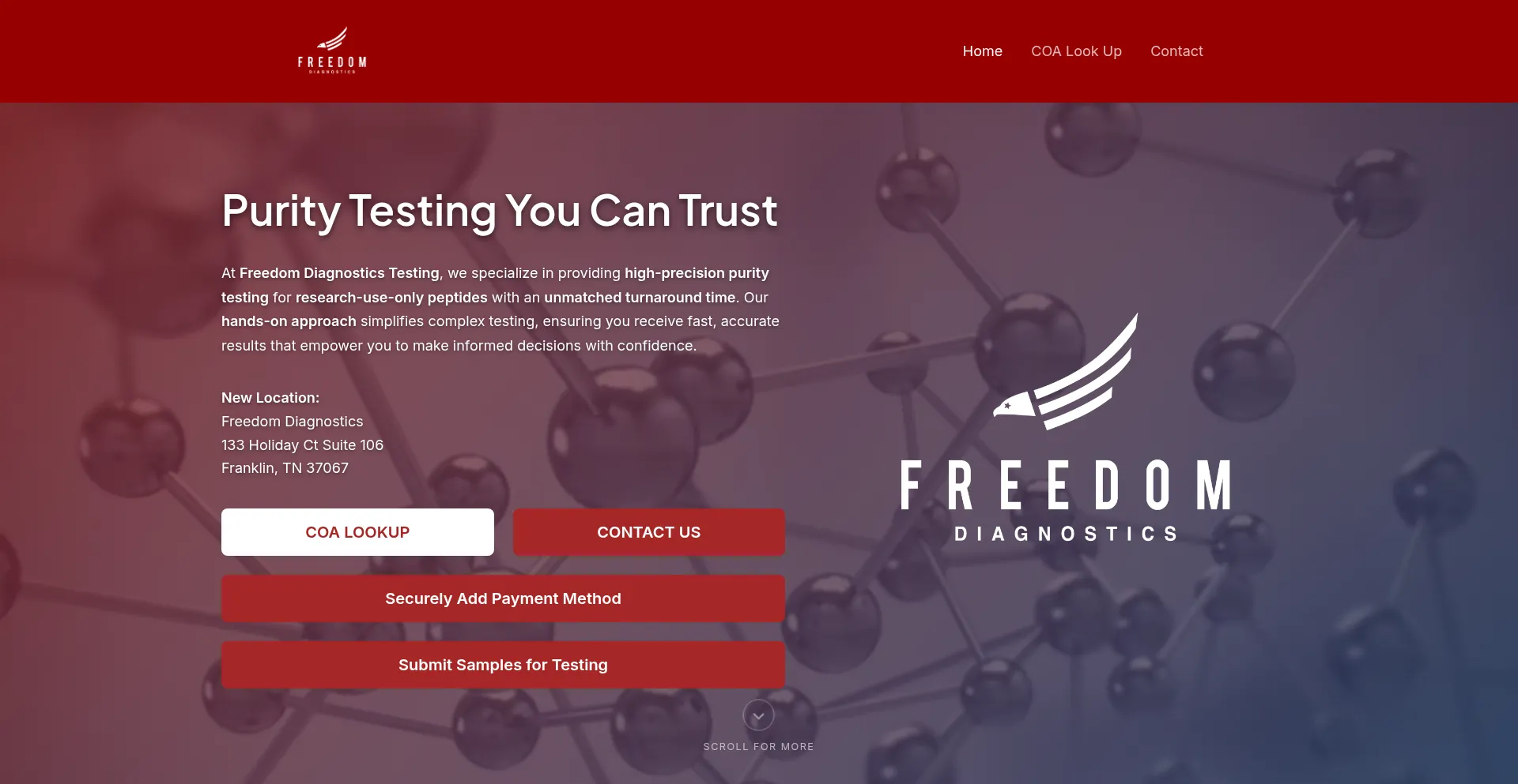 Freedomdiagnosticstesting.com