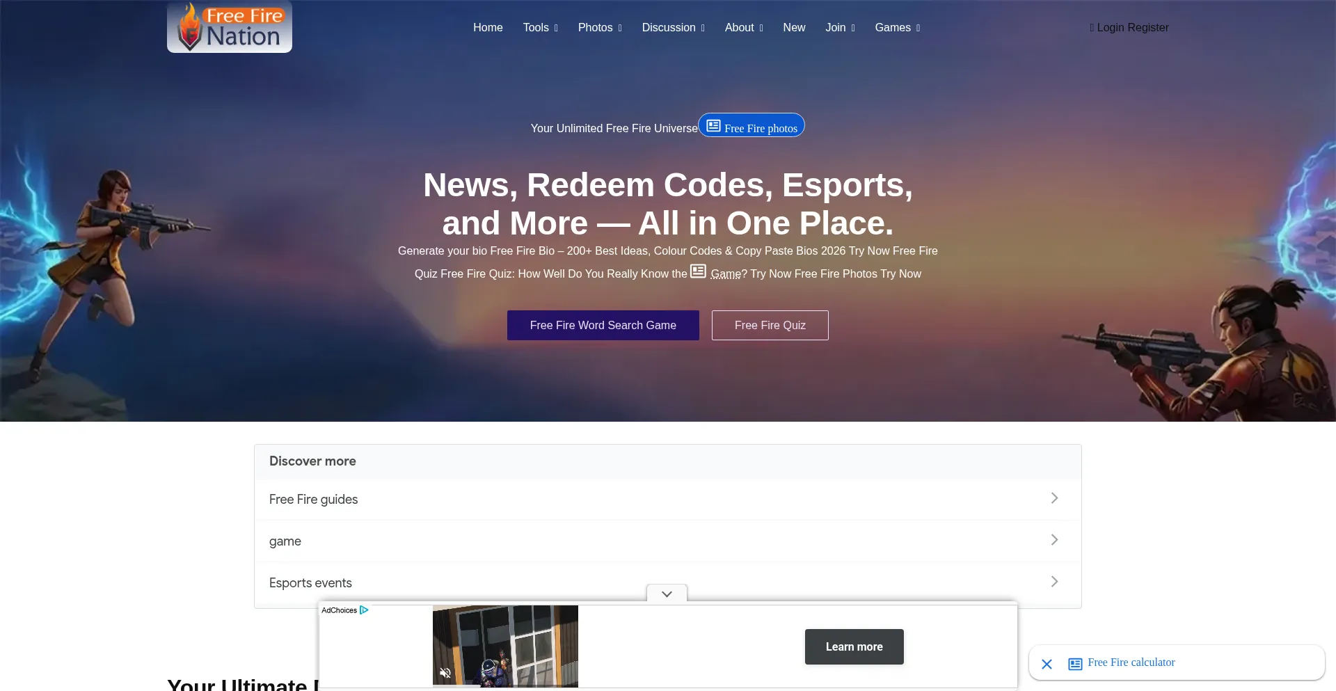 Freefirenation.com
